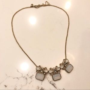 White Gem Necklace